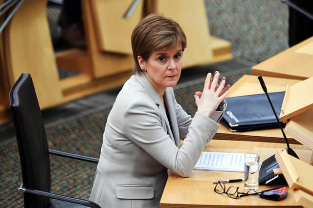 The First Minster will answer questions during FMQs at Parliament today. (Photo by Andy Buchanan - WPA Pool/Getty Images)