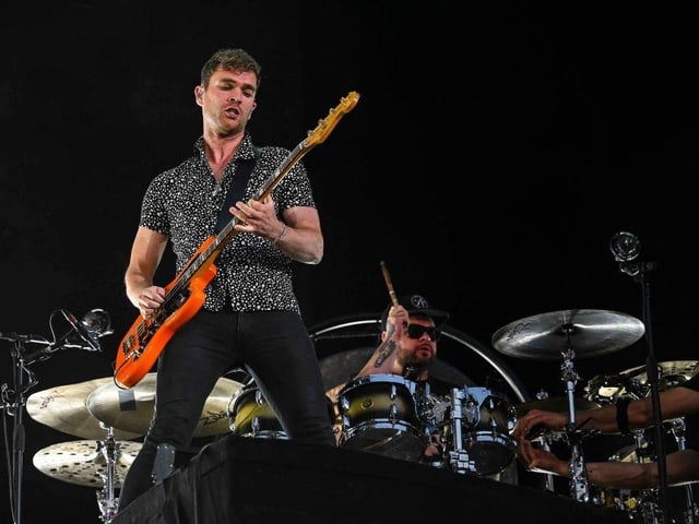 Rock duo Royal Blood will be playing the main stage on Sunday. All three of the albums they have released since 2014 - 'Royal Blood', 'How Did We Get So Dark?', and 'Typhoons' -have been hits.