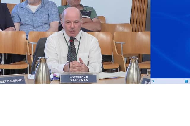 Lawrence Shackman, Director, Major Projects, Transport Scotland