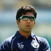 Scotland's all-time wicket taker, Majid Haq, has accused Cricket Scotland of institutional racism.  (Photo by Matt King/Getty Images)