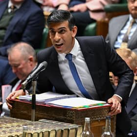 Rishi Sunak during Prime Minister's Questions in the House of Commons. Photo: UK Parliament/Jessica Taylor /PA Wire