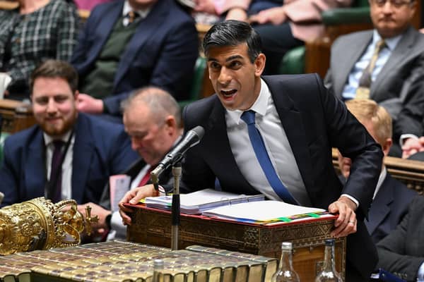 Rishi Sunak during Prime Minister's Questions in the House of Commons. Photo: UK Parliament/Jessica Taylor /PA Wire