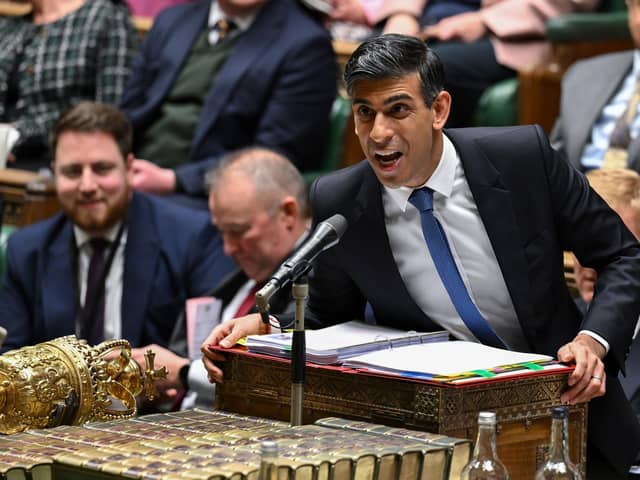 Rishi Sunak during Prime Minister's Questions in the House of Commons. Photo: UK Parliament/Jessica Taylor /PA Wire