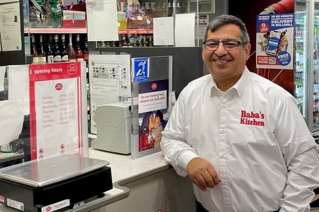 Mr Majid has run his Post Office and shop for 40 years, and was in 2021 awarded an MBE for benefiting the community. Picture: contributed.