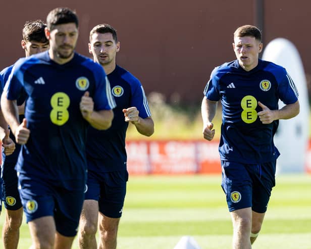 Elliot Anderson picked up a knock in Scotland training and withdrew from the squad.