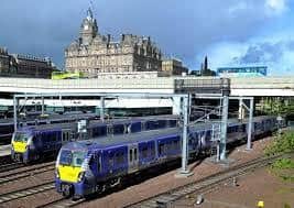 Rail passenger face major disruption as services between Edinburgh and Newcastle are suspended due to Storm Corrie.