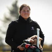 Milngavie's Lorna McClymont, pictured at the Helen Holm Scottish Women's Open in April, is the favoruite in the Scottish Women's Amateur at Ladybank. Picture: Scottish Golf