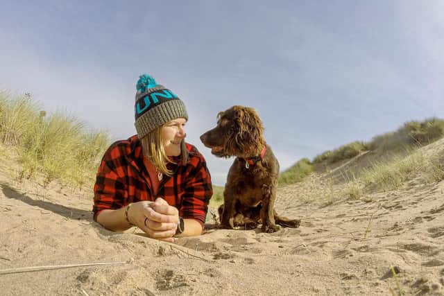 Dr Lauren Smith, 37, found the salt and vinegar flavoured snack at Ythan Estuary, in Newburgh, Aberdeenshire, while walking her dog Tattie, aged four, along the shore.