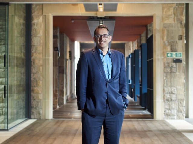 Kev Dhaliwal, professor of molecular imaging and healthcare technology at the University of Edinburgh and a consultant physician in respiratory medicine, is interim director of the new Edinburgh Futures Institute