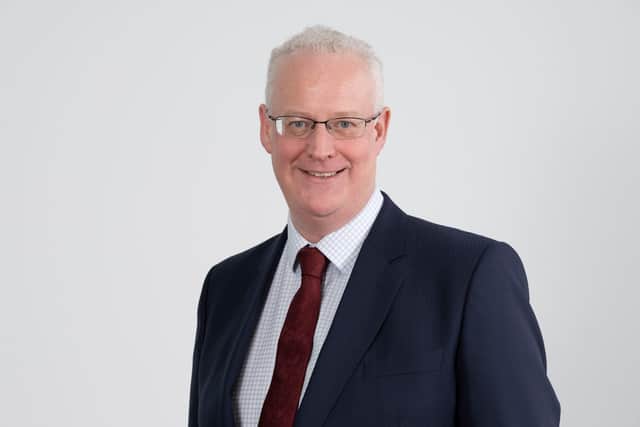 Finance director Martin Pringle has been appointed by the board as acting chief executive and takes over the reins as Scottish Friendly’s membership reaches an all-time high. Picture: Peter Devlin
