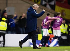 Steve Clarke led Scotland to a 2-0 win over Spain (Photo by Craig Williamson / SNS Group)