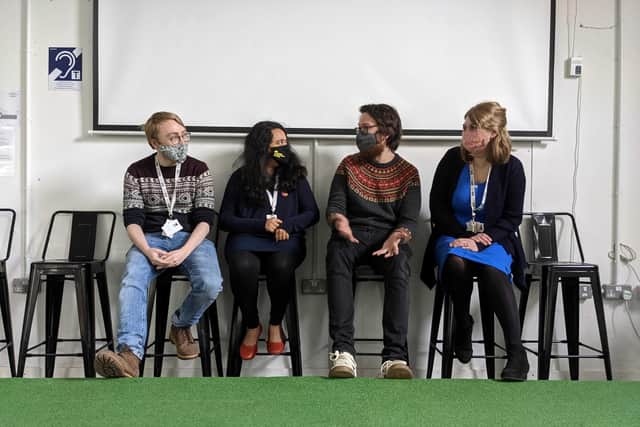 From left: Max Reiter, Yasmin Sulaiman, Oli Littlejohn, and Claire Wheelan of CodeBase. Picture: Sarna.