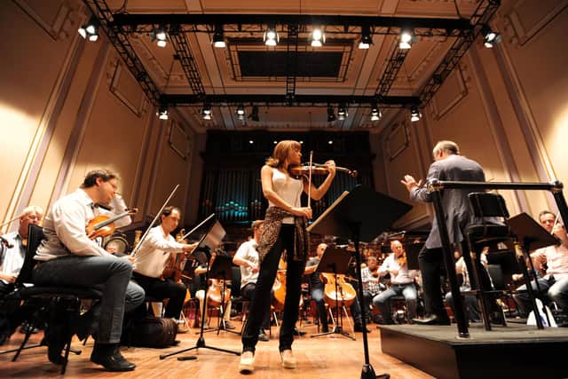 Scottish violinist Nicola Benedetti made her Edinburgh International Festival debut at the Usher Hall, with the London Symphony Orchestra, in 2012. Picture: Jane Barlow