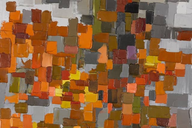 Painting by Bernat Klein entitled Autumn Trees PIC: Copyright National Museums Scotland