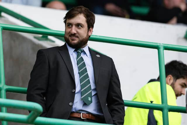 Ian Gordon during a UEFA Europa Conference League qualifier between Hibernian and Inter Club d'Escaldes.