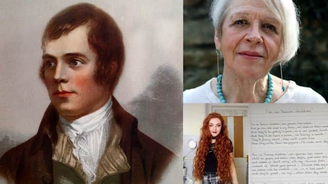 Scotland’s former Makar, Liz Lochhead and viral poetry sensation, Miss PunnyPennie have been confirmed for the Burn's event tomorrow which is run by Refuweegee, Scottish Refugee Council and Sounds in the Suburbs.