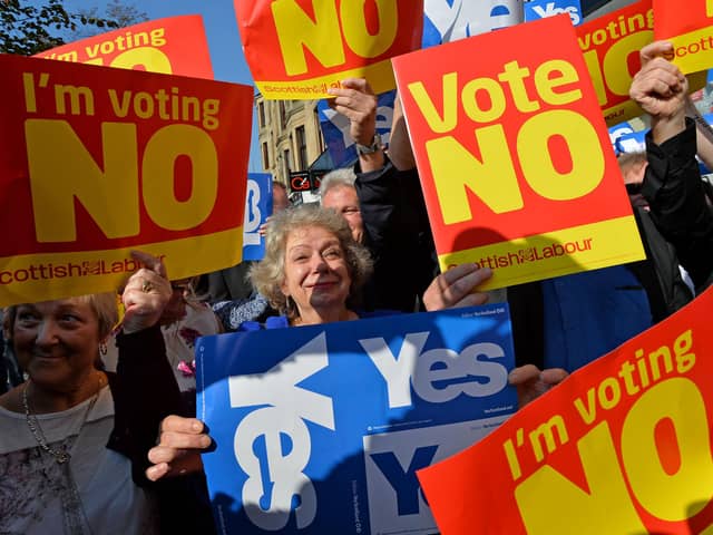Any fresh vote on Scottish independence does not necessarily need to held on the same terms as the 2014 referendum (Picture: Mark Runnacles/Getty Images)