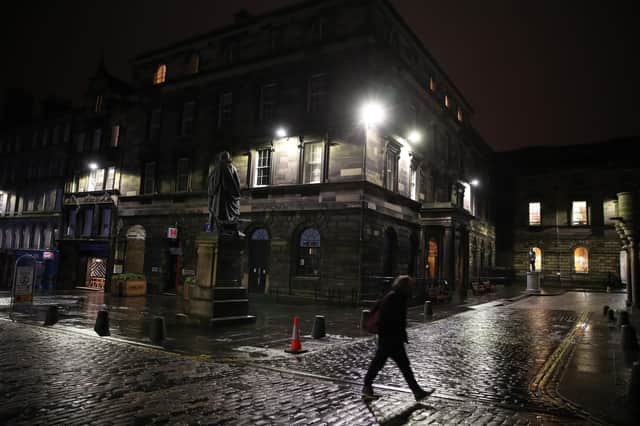 A quiet Parliament Square. PIC Andrew Milligan/PA Wire