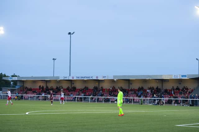 Spartans are bidding to bring SPFL football to Ainslie Park next season by overcoming Albion Rovers.