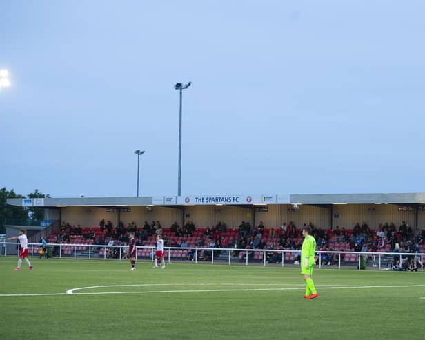 Spartans are bidding to bring SPFL football to Ainslie Park next season by overcoming Albion Rovers.