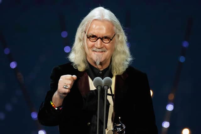Billy Connolly narrates his own audiobook. Image: Tristan Fewings/Getty Images