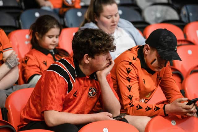 United fans suffered another painful evening watching the team. (Photo by Alan Harvey / SNS Group)