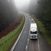 All but one of this year's 13 deaths on the A9 between Perth and Inverness have been on single carriageway sections. Picture: John Devlin