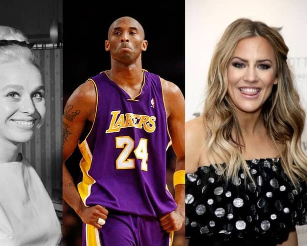 Dame Barbara Windsor, Kobe Bryant and Caroline Flack all passed away in 2020 (Getty Images)