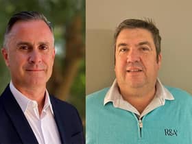 Neal Graham, left, and Eden Thompson have been appointed as new development managers by The R&A. Picture: The R&A