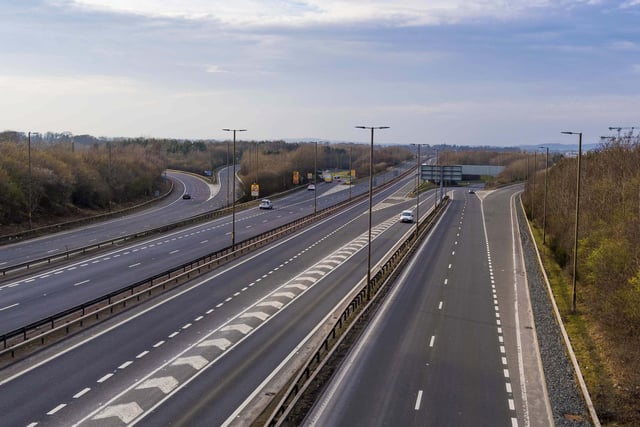 The roads of Scotland were empty the morning after the Prime Minister's address.