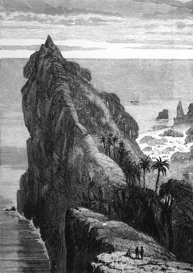 The Pacific Island of Pitcairn, which was settled by members of the Mutiny on the Bounty. (Photo by Hulton Archive/Getty Images)