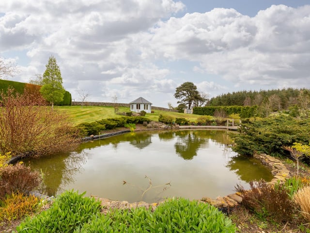 The grounds, which were just a plain paddock when the couple moved in, have perhaps received the most attention. The larger of the ponds measures 20m by 15m, and it is fed by a pump in the smaller one, creating a waterfall between the two.
Contact: Knight Frank