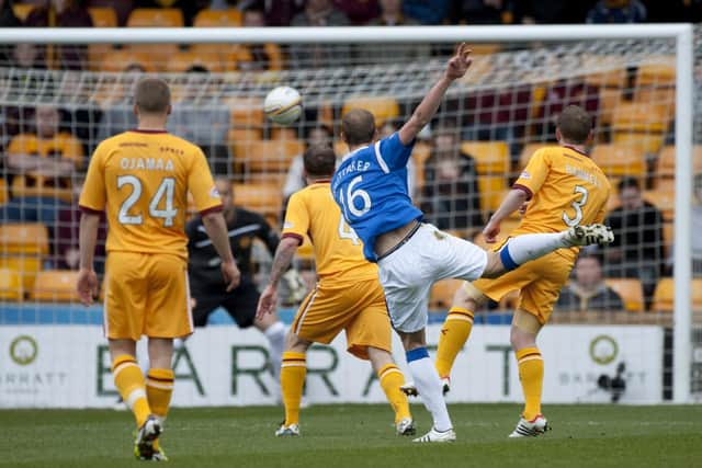 A worldy of a goal for Rangers against Motherwell in 2012.