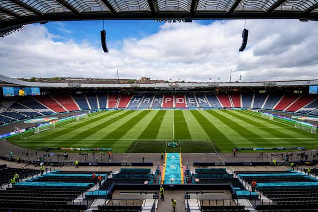 Scotland face the Czech Republic at Hampden Park in their first game at Euro 2020. Picture: SNS