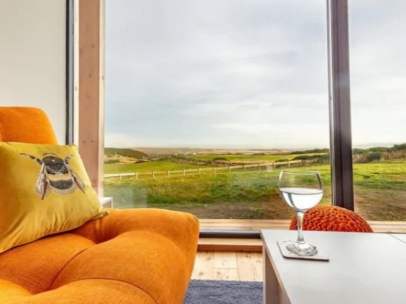 The comfortable sofas are perfect for relaxing.