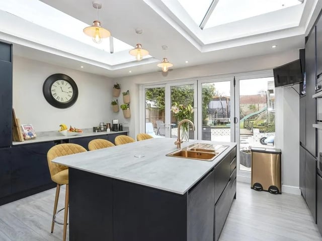 This four bed semi-detached house in Second Avenue, Farlington is on sale for £500,000. It is listed on Zoopla by Fox & Sons - Portsmouth