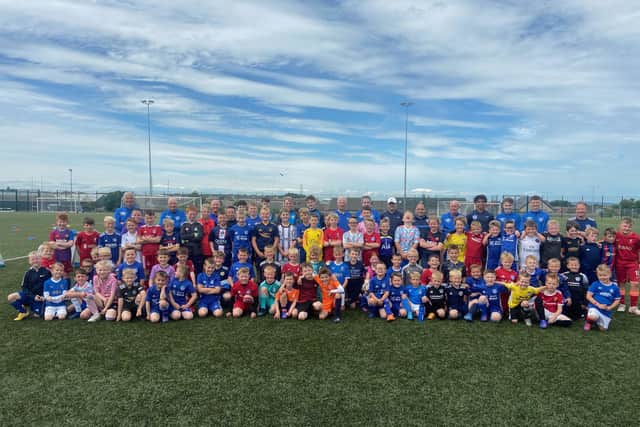The youngsters had a fantastic three days of coaching at Balmoor.
