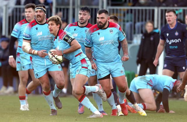 Glasgow Warriors' Domingo Miotti impressed during the Challenge Cup win at Bath. Picture: Steven Paston/PA Wire
