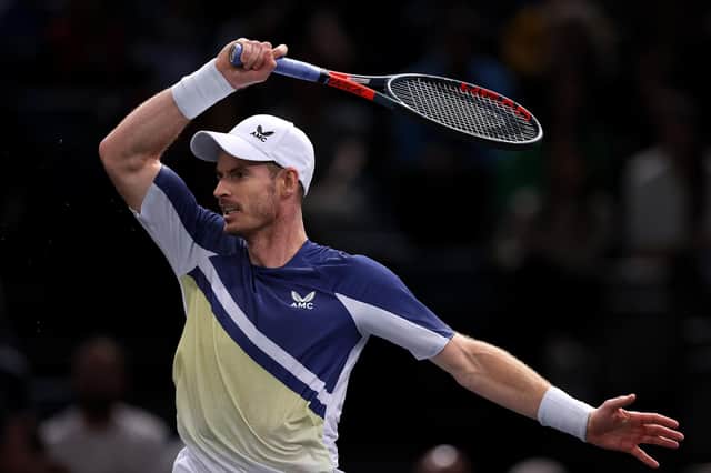 Andy Murray was involved in a long three-setter against home favourite Gilles Simon.