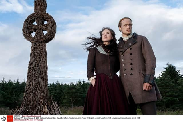 The International Outlander Conference will take place at Glasgow University in July with author Dr Diana Gabaldon due to deliver the keynote speech. PIC:  Starz!/Kobal/Shutterstock