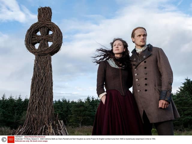 The International Outlander Conference will take place at Glasgow University in July with author Dr Diana Gabaldon due to deliver the keynote speech. PIC:  Starz!/Kobal/Shutterstock