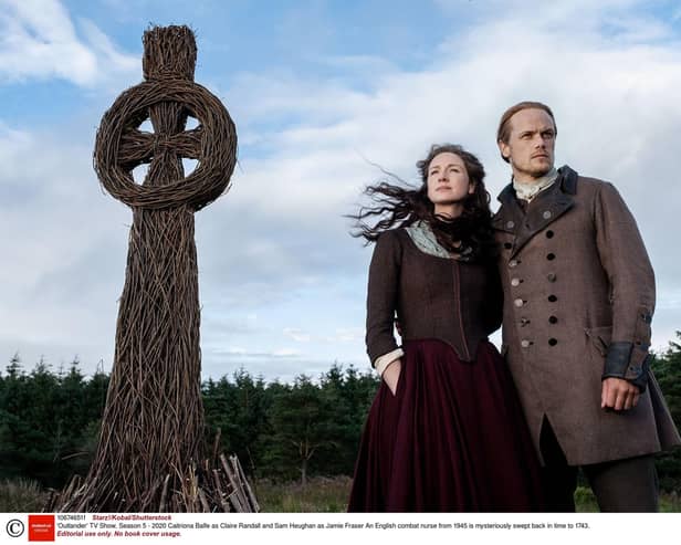 The International Outlander Conference will take place at Glasgow University in July with author Dr Diana Gabaldon due to deliver the keynote speech. PIC:  Starz!/Kobal/Shutterstock