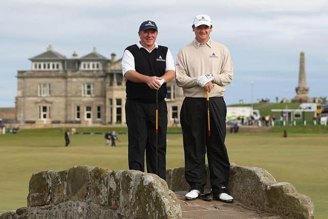 Having been playing partners in the past in the Alfred Dunhill Links Championship, Martin Giolbert and Paul Lawrie have now been reunited on the board of the European Tour group. Picture: Ross Kinnaird/Getty Images.