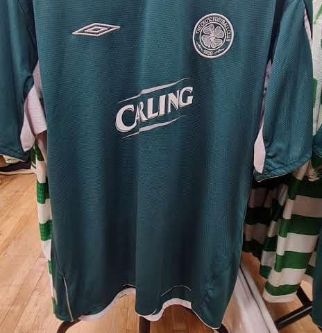 The Celtic away top from the 2004-05 season