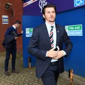 Joey Barton spent four months at Rangers under Mark Warburton in 2016. Picture: SNS