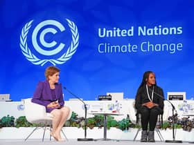 Nicola Sturgeon, seen with Ugandan activist Vanessa Nakate during the COP26 summit in Glasgow, put significant energy into climate change issues (Picture: Jane Barlow/PA)