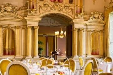 One of the dining rooms at Carton House, a Fairmont Hotel in County Kildare, Ireland. Pic: Contributed