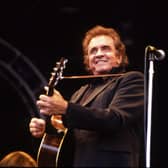 Janet Christie: My Week. Johnny Cash at Glastonbury, 1994. Pic: Martyn Goodacre/Getty Images