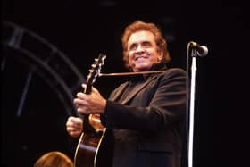Janet Christie: My Week. Johnny Cash at Glastonbury, 1994. Pic: Martyn Goodacre/Getty Images