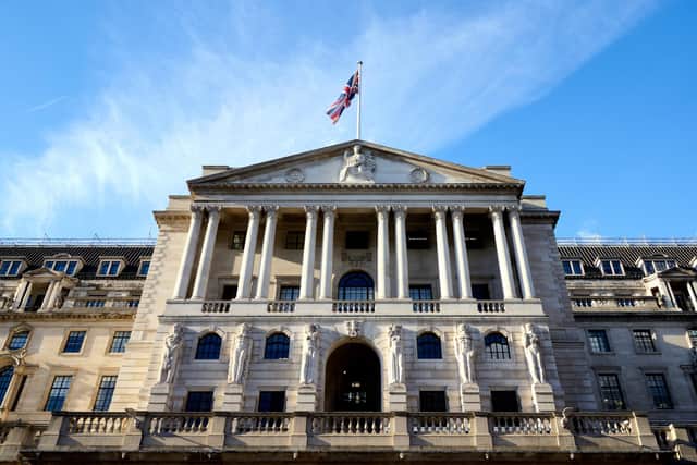 The Bank of England, above, will announce its latest decision on interest rates on August 3.